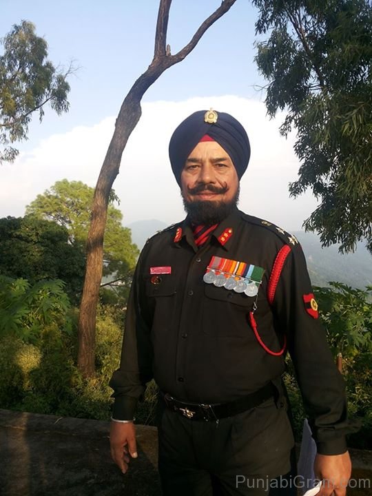 B.N. Sharma In Army Dress