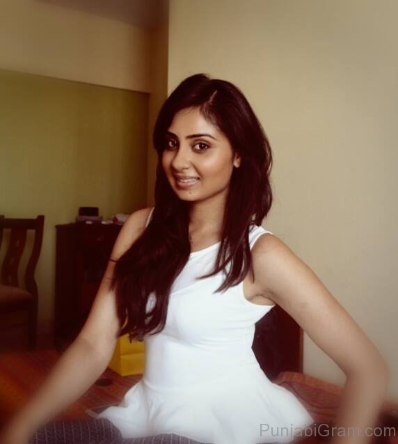 Bhanushree Mehra In White Dress