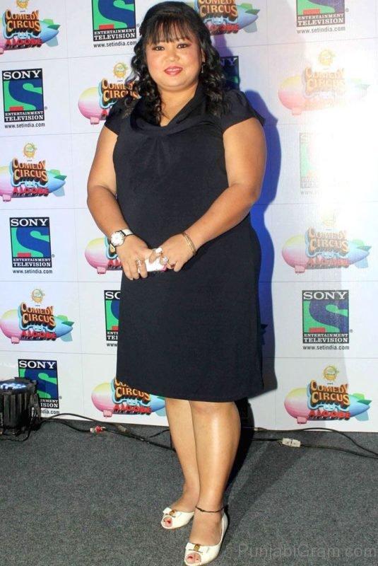 Bharti Singh In Black Dress Image