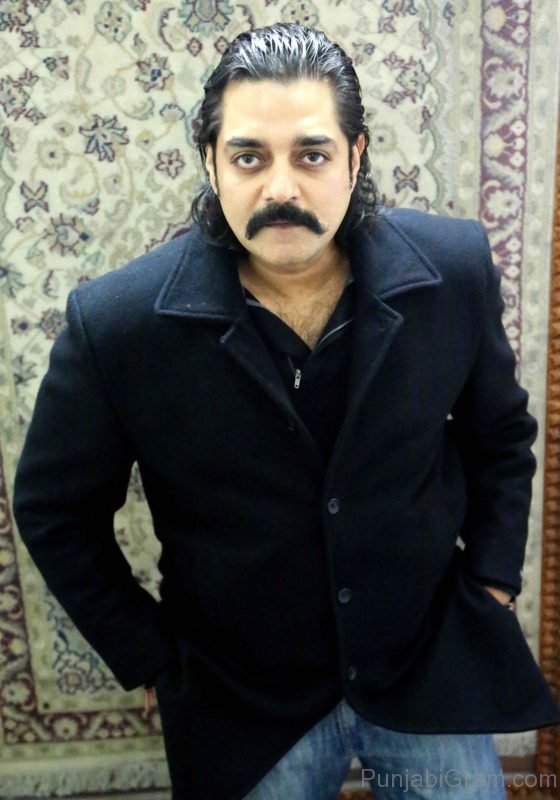 Chandrachur Singh In Black Coat