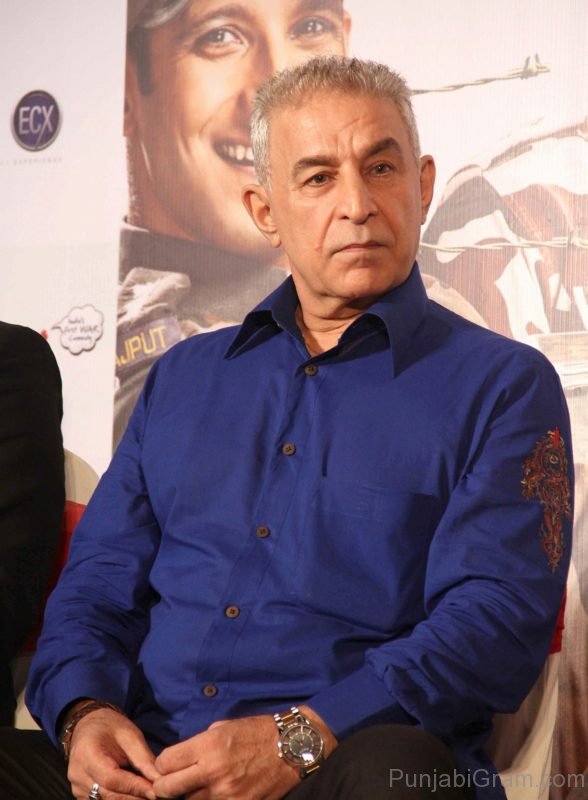Dilip Tahil In Blue Shirt