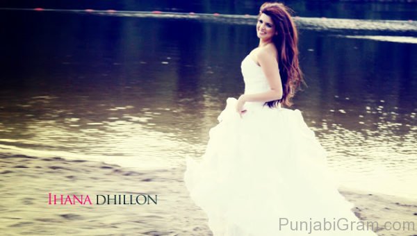 Ihana Dhillon In White Dress