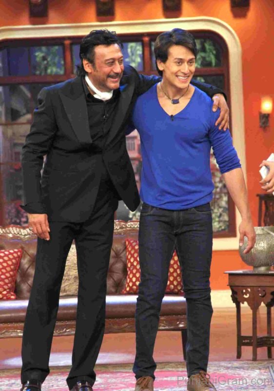 Jackie Shroff In Black Clothes