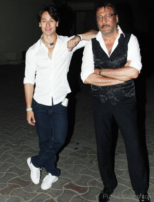 Jackie Shroff With His Son