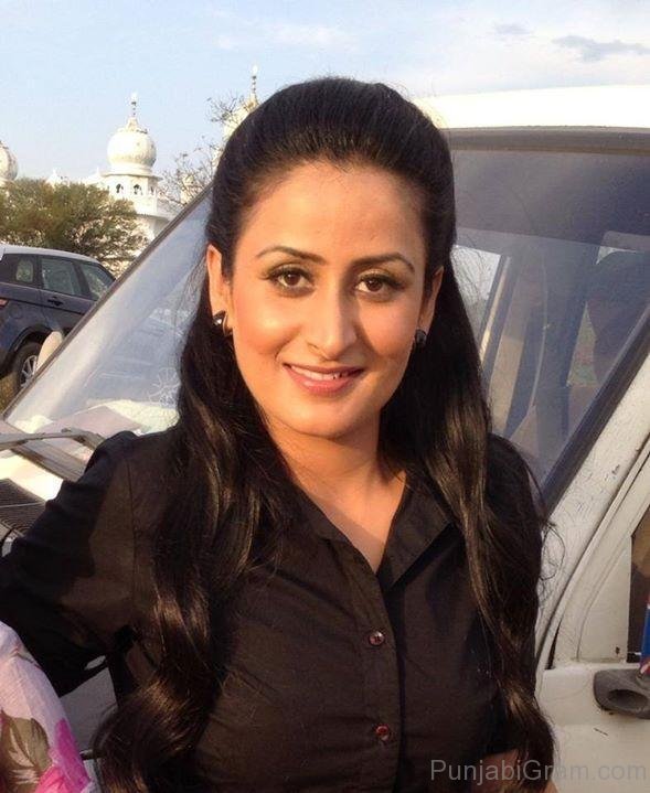 Jaspinder Cheema In Black Shirt