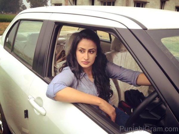 Jaspinder Cheema In Car