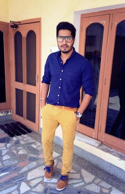 Jassi Gill In Blue Shirt