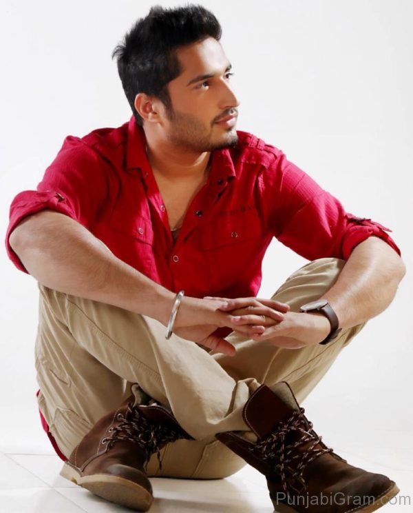 Jassi Gill In Red Shirt
