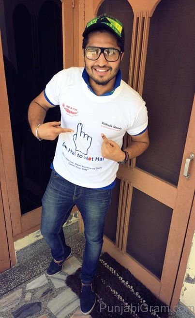 Jassi Gill In White T Shirt