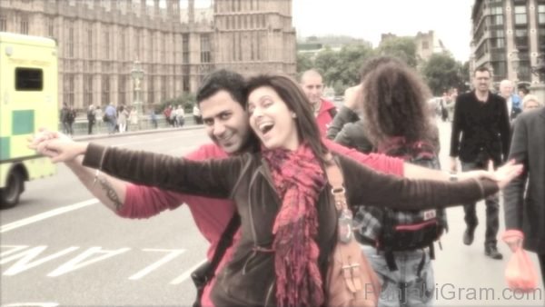 Khushboo Grewal In London With Friend